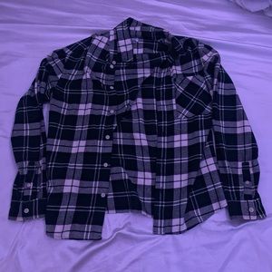 Dark green flannel